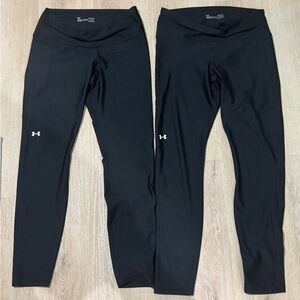 UnderArmour HeatGear Black Compression Leggings